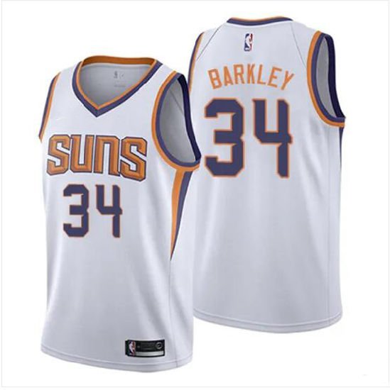 Mens Youth Charles Barkley Phoenix Suns Association Jersey White