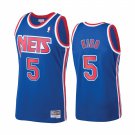 Men's Jason Kidd Nets  5 throwback jersey blue