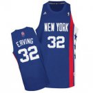 Mens Julius Erving Brooklyn nets  32 Throwback jersey Blue