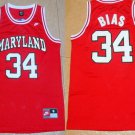 Men's  Len Bias Maryland college jersey red