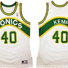 Men's Shawn Kemp Seattle Supersonics Sonics throwback retro jersey white