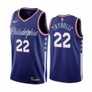 Mens / Youth Philadelphia 76ers #22 Matisse Thybulle city Edition Jersey navy