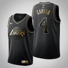 Men's Alex Caruso Lakers golden edition jersey black