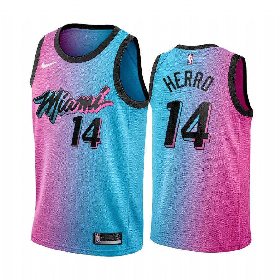 Men's / Youth Miami Heat #14 Tyler Herro 2021 City Jersey