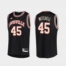 Men's  Donovan Mitchell Louisville Cardinals college Jersey black