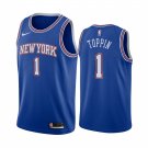 Men's & Youth Obi Toppin Knicks #1 statement jersey blue