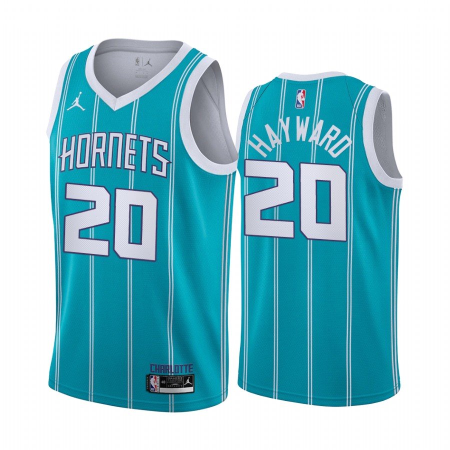 Men's Gordon Hayward hornets icon edition jersey teal green