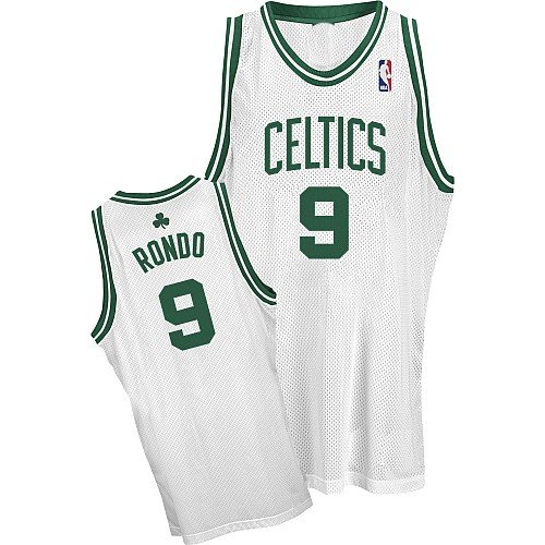 Men's Rajon Rondo Boston Celtics 9 jersey white