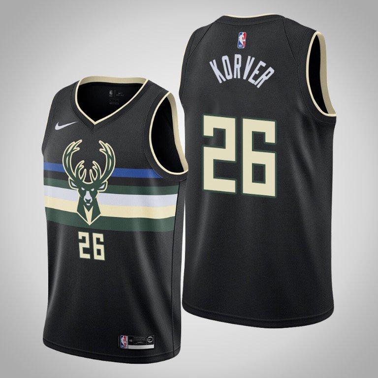 Men's  Milwaukee Bucks #26 Kyle Korver Statement Edition Jersey