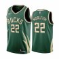 Men's khris middleton bucks 22 earned jersey green
