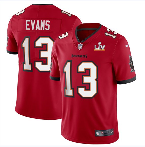 Men & Youth Mike Evans buccaneers bucs super bowl 55 Jersey red