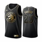 Men's  #23 Fred VanVleet Raptors golden edition black Jersey