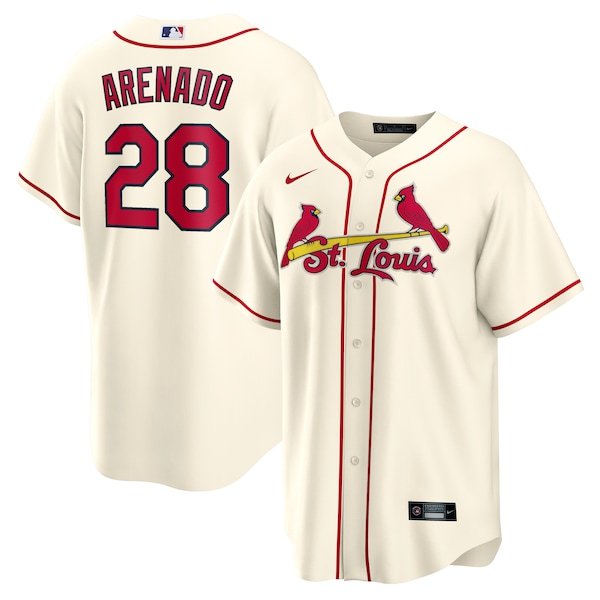 Men & Youth Nolan Arenado sl Cardinals jersey cream