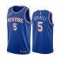 Men & Youth immanuel quickley knicks 5 statement  edition jersey  blue