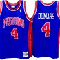 Men's Joe Dumars Pistons 4 throwback jersey blue