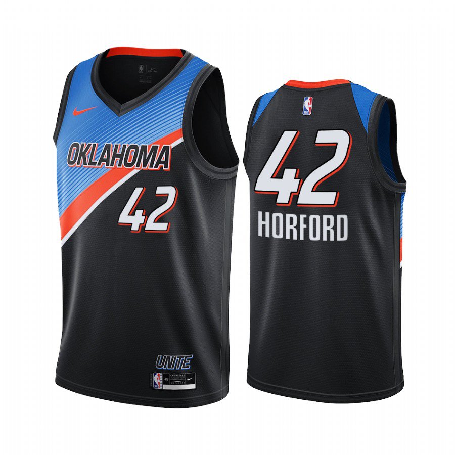 Men's Al Horford okc  thunders 42 city jersey