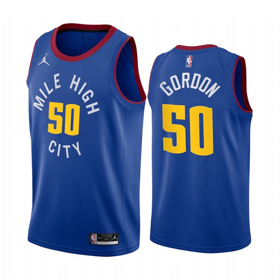 Men & Youth Aaron Gordon  Denver nuggets statement jersey blue