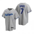 Men & Youth Julio Urias Dodgers 7 road jersey gray