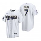 Men & Youth  Julio Urias Dodgers gold program  champion jersey white