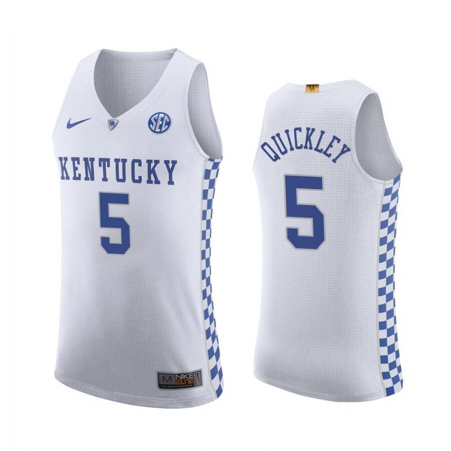 Men's Juliu Randle kentucky college jersey white