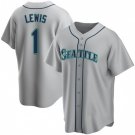 Men & Youth Kyle Lewis  Mariners 1  jersey gray