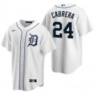 Men & Youth DET #24 Miguel Cabrera stitched jersey white