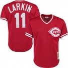 Men & Youth Barry Larkin reds 11 coopestown jersey red