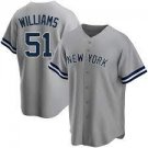 Men's bernie williams yankees  jersey gray