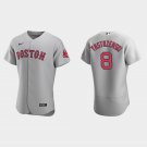 Men's Carl Yastrzemski red sox 8 authentic  jersey gray