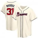 Men & Youth greg maddux  braves 31 jersey cream