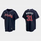Men & Youth greg maddux  braves 31 jersey navy