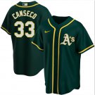 Men & Youth  jose canseco oakland athletics a's 33  jersey green