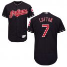 Men's Cleveland indians 7 Kenny Lofton Flexbase Player Jersey Navy Blue