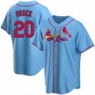 Men's Lou Brock st. Louis Cardinals jersey blue