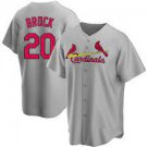 Men's Lou Brock st. Louis Cardinals jersey gray
