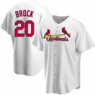 Men's Lou Brock st. Louis Cardinals jersey white