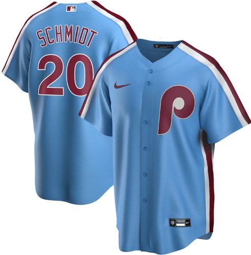 Philadelphia Phillie #20 Mike Schmidt Cool Player Jersey Blue