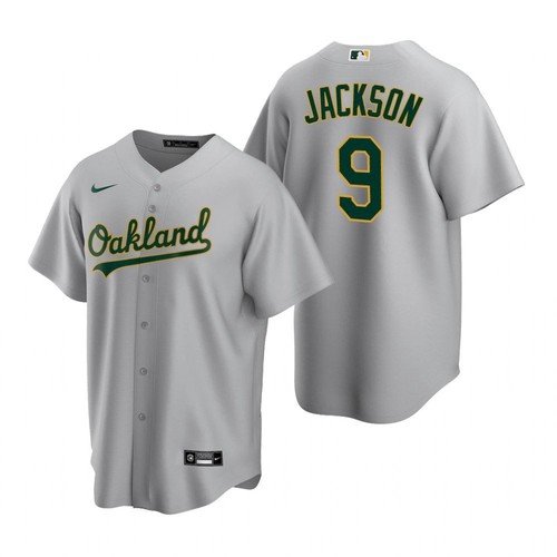 Men's Reggie Jackson oakland  athletic a's  9  jersey gray