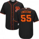 Men & Youth San francisco Giants 55 Tim Lincecum jersey black