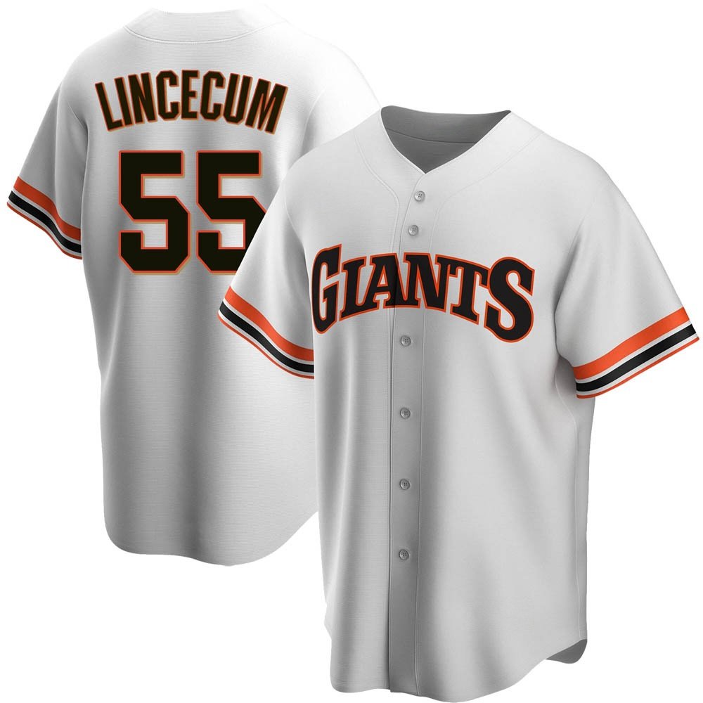 Men & Youth San francisco Giants 55 Tim Lincecum cooperstown jersey gray