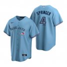 Men & Youth George Springer  blue jays 4 jersey baby blue
