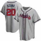 Men & Youth Marcell Ozuna braves 20 jersey gray