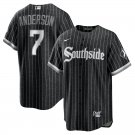Men & Youth Tim Anderson White sox city connect jersey black pinstripe