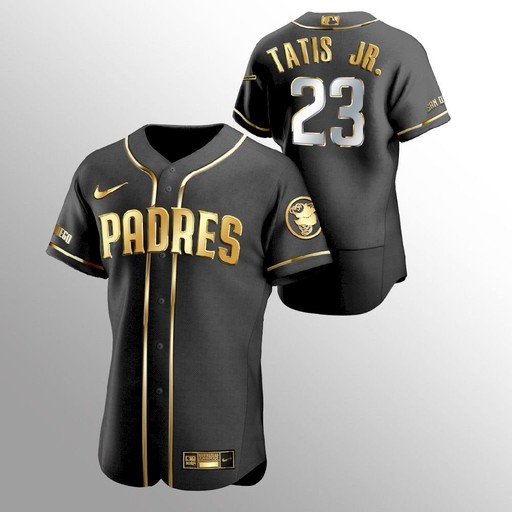 Men's Fernando Tatis jersey golden black