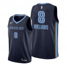 Men & Youth  Ziaire Williams Memphis Grizzlies #8 icon jersye navy blue