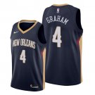 Men & Youth  pelicans #4 Devonte' Graham  icon Edition Jersey navy