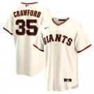 Men & Youth brandon crawford SF Giants 35 stitched  jersey cream