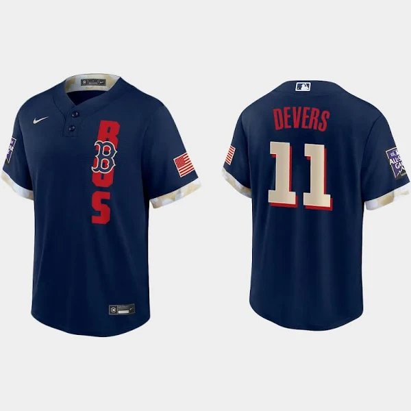 Men & Youth rafael devers red sox 11 allstar jersey navy blue