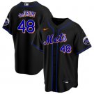 Men & Youth Mets  Jacob DeGrom stitched stitched Jersey black