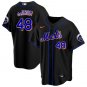 Men & Youth Mets  Jacob DeGrom stitched stitched Jersey black